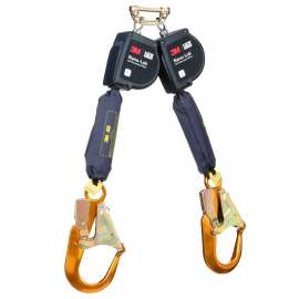 7012818580 3100613 DBI-SALA® Nano-Lok™ Extended Length Twin-Leg Personal Self-Retracting Lifeline 3100613, Web, 9 ft