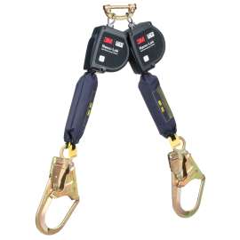 7012818582 3100615 DBI-SALA® Nano-Lok™ Extended Length Twin-Leg Personal Self-Retracting Lifeline 3100615, Web, 9 ft