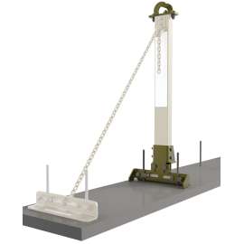 7012820228 7400054 DBI-SALA® Temporary Rebar/Shear Stud Horizontal Lifeline Intermediate Retro-Fit Kit 7400054