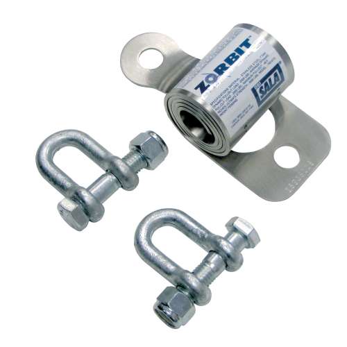 7012820255 7401031 DBI-SALA® Metal Horizontal Lifeline Energy Absorber with Hardware Kit 7401031, 2 Shackles