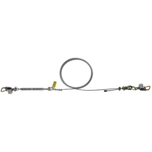 7012820280 7403300 DBI-SALA® Multi-Span Horizontal Lifeline For Stanchions 7403300, Galvanized Cable, 300 ft