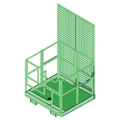 7012820528 8510568 DBI-SALA® Confined Space Integrated Forklift Basket Davit Mase Base 8510568