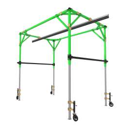 7012820910 8530288 DBI-SALA® Flexiguard™ Box-Frame Rail Adjustable Height Anchor System 8530288, 2 User, 12 - 18 ft High, 12 ft Wide