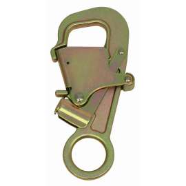7012821224 9501804 Tie-Back Double Locking Snap Hook 9501804, Zinc Plated Steel, 5000 lb Gate, 0.82 in. Throat