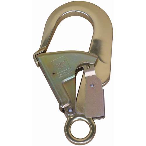 7012821265 9502058 Double Locking Rebar Snap Hook 9502058, Aluminum, 3600 lb Gate, 2 1/4 in Throat