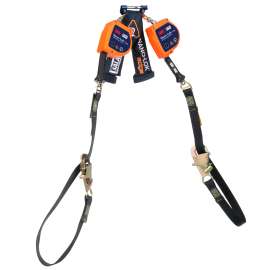 7012828690 3500287 DBI-SALA® Nano-Lok™ edge Twin-Leg Tie-Back Personal Self-Retracting Lifeline 3500287, Galvanized Cable, 9 ft