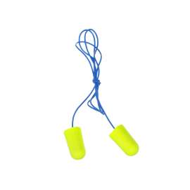 7100006342 311-1251 E-A-Rsoft™ Yellow Neons™ Earplugs 311-1251, Corded, Poly Bag, LargeSize, 2000 Pair/Case