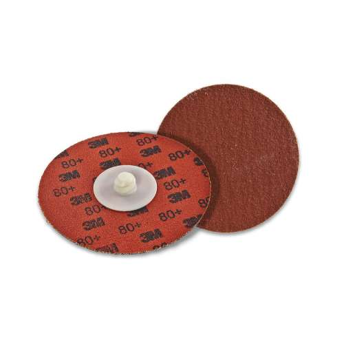 7100006569 Cubitron™ II Roloc™ Durable Edge Disc 984F, 80+, YF-weight, TR, Maroon, 4 in, Die R400BB, 25/Carton, 100 ea/Case