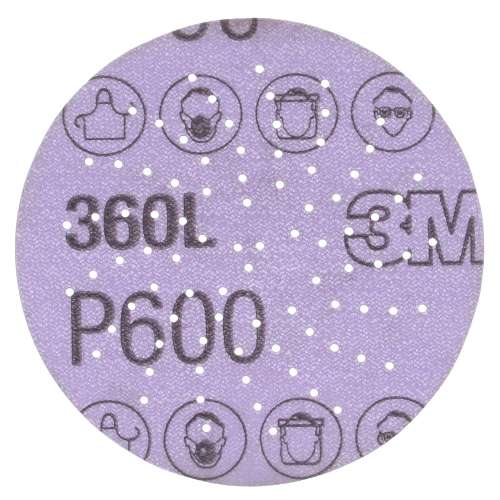 7100010261 Xtract™ Film Disc 360L, P600 3MIL, 3 in, Die 300LG, 100/Carton, 500 ea/Case