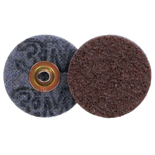7100020266 Scotch-Brite™ Roloc™ SE Surface Conditioning Disc, SE-DM, A/O Coarse, TSM, 3 in, 25/Carton, 100 ea/Case