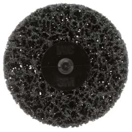 7100021755 Scotch-Brite™ Roloc™ Coating Removal Disc, CR-DR, SiC Extra Coarse, TR, 4 in, 10/Carton, 40 ea/Case