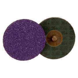 7100033190 Cubitron™ II Roloc™ Fibre Disc 786C, 33389, 3 in (75 mm), 36+, 15 discs per carton, 6 cartons per case