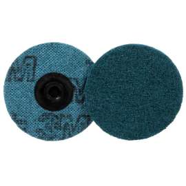 7100035125 Scotch-Brite™ Roloc™ Surface Conditioning Disc, SC-DS, A/O Very Fine, TS, 3 in, 25/Carton, 100 ea/Case