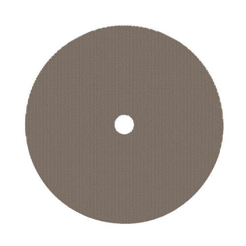 7100036878 Flexible Diamond QRS Cloth Disc 6002J, M125, Pattern 18, Black, 5 in x 1 in, Die 500FF, 5 ea/Case