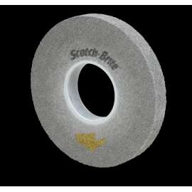 7100042695 Scotch-Brite™ EXL Pro Deburring Convolute Wheel, EP-WL, 9S Fine, 8 in x 1 in x 3 in, 3 ea/Case