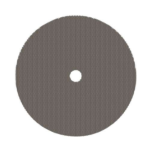 7100044155 Flexible Diamond QRS Cloth Disc 6002J, M250, Pattern 21, Green, 5 in x 1 in, Die 500FF, 5 ea/Case