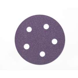 7100044454 Cubitron™ II Stikit™ Paper Disc 732U, 80+ C-weight, 5 in x NH, D/F 5HL, Linered w/Tab, Die 500FH, 50/Carton, 250 ea/Case