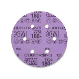 7100044892 Cubitron™ II Stikit™ Film Disc 775L, 80+, 6 in x NH, D/F 6HL, Linered w/Tab, Die 600HZ, 50/Carton, 250 ea/Case