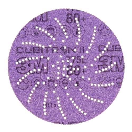 7100045070 Xtract™ Cubitron™ II Film Disc 775L, 80+, 5 in, Die 500LG, 50/Carton, 250 ea/Case