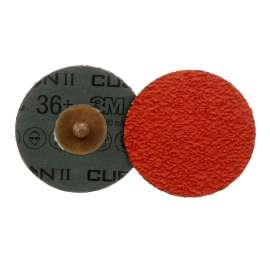 7100050304 Cubitron™ II Roloc™ Fibre Disc 987C, 36+, TR, 3 in, Die R300V, 50/Carton, 200 ea/Case