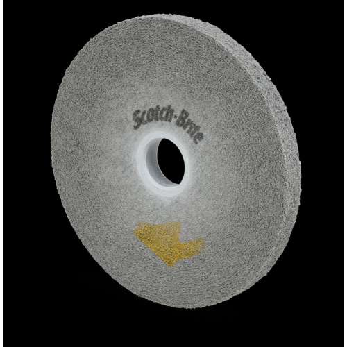 7100050505 Scotch-Brite™ EXL Pro Deburring Convolute Wheel, EP-WL, 9S Fine, 6 in x 1/2 in x 1 in, 4 ea/Case