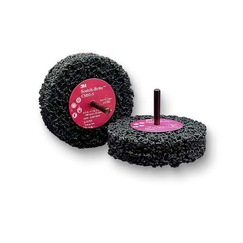 7100062946 Scotch-Brite™ Roloc™ Clean and Strip Disc, TR, CSD2-R, 4 in x 1 in S XCS, 10 ea/Case