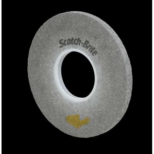 7100062983 Scotch-Brite™ EXL Pro Deburring Convolute Wheel, EP-WL, 10S Fine, 8 in x 1/2 in x 3 in, 4 ea/Case