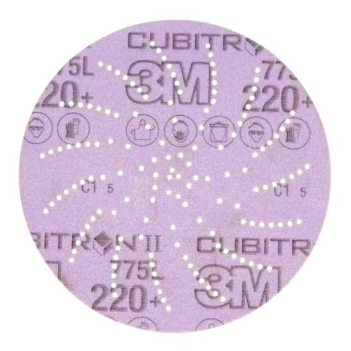 7100064270 Xtract™ Cubitron™ II Film Disc 775L, 220+, 5 in, Die 500LG, 50/Carton, 250 ea/Case