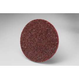 7100064283 Scotch-Brite™ Roloc™ Surface Conditioning Disc, SC-DS, A/O Medium, TS, 4 in, 25/Carton, 100 ea/Case