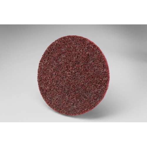 7100064283 Scotch-Brite™ Roloc™ Surface Conditioning Disc, SC-DS, A/O Medium, TS, 4 in, 25/Carton, 100 ea/Case