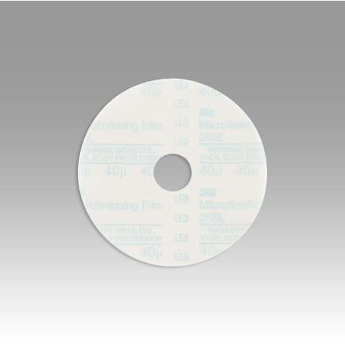 7100065092 Hookit™ Microfinishing Film Disc 268L, 40 Mic 3MIL, Type D, 3 in x 7/8 in, Die 300M, 1000 ea/Case