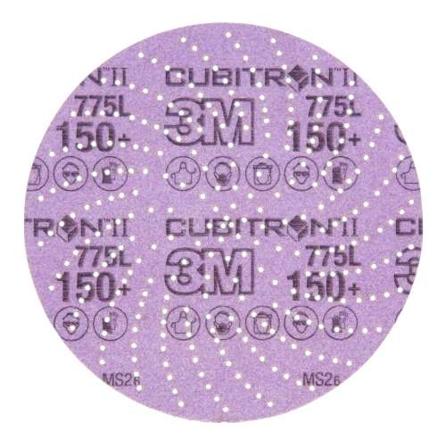 7100065918 Xtract™ Cubitron™ II Film Disc 775L, 150+, 6 in, Die 600LG, 50/Carton, 250 ea/Case