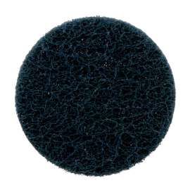 7100074872 Standard Abrasives™ Quick Change Buff and Blend HS Disc, 840458, Medium, TR, Blue, 3 in, Die Q300V, 25/Carton, 100 ea/Case