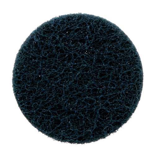 7100074872 Standard Abrasives™ Quick Change Buff and Blend HS Disc, 840458, Medium, TR, Blue, 3 in, Die Q300V, 25/Carton, 100 ea/Case