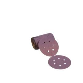 7100075218 Cubitron™ II Stikit™ Paper Disc Roll 732U, 6 in, 6 Holes 220+ C-weight, D/F, Die 600HZ, 100 Discs/Roll, 4 Rolls/Case