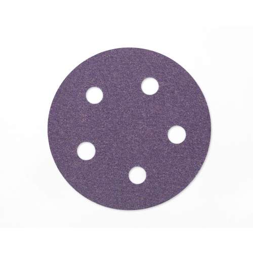 7100075671 Cubitron™ II Stikit™ Paper Disc 732U, 180+ C-weight, 5 in x NH, D/F 5HL, Linered w/Tab, Die 500FH, 50/Carton, 250 ea/Case