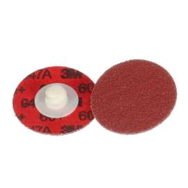 7100077046 Cubitron™ II Roloc™ Durable Edge Disc 947A, 60+, X-weight, TR, Maroon, 1-1/2 in, Die R150S, 50/Carton, 200 ea/Case