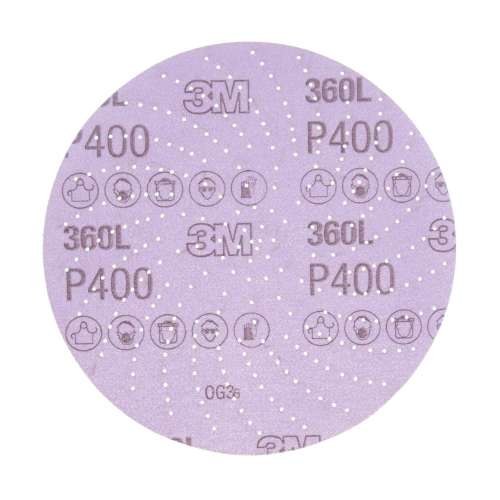 7100077623 Xtract™ Film Disc 360L, P400 3MIL, 6 in, Die 600LG, 100/Carton, 500 ea/Case