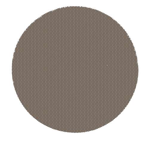 7100081718 Flexible Diamond QRS Cloth Disc 6002J, M125, Pattern 18, Black, 1-1/2 in x NH, Die 150S, 10 ea/Case