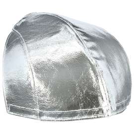7100082486 FC1-AL Elevated Temperature Aluminum Front Helmet Cover, FC1-AL, Silver, 60 EA/Case