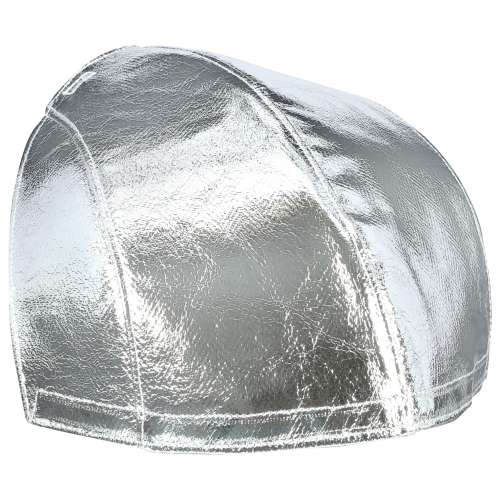 7100082486 FC1-AL Elevated Temperature Aluminum Front Helmet Cover, FC1-AL, Silver, 60 EA/Case