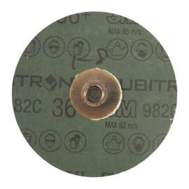 7100084495 Cubitron™ II Roloc™ Fibre Disc 982C, 36+, TS, Red, 4 in, Die RS400BB, 25/Carton, 100 ea/Case