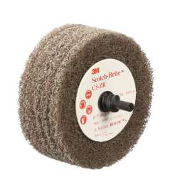 7100088221 Scotch-Brite™ Roloc™+ Cut and Polish Flap Brush, 3 in x 1-3/8 in, A MED, 10 ea/Case