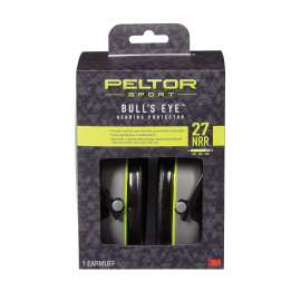7100088577 97041-PEL-6C Peltor™ Sport Bull's Eye™ Hearing Protector, 97041-PEL-6C, 27 NRR Black/Gray