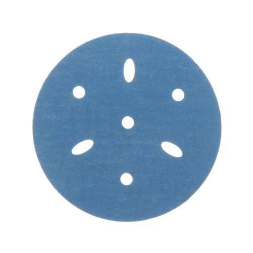 7100090971 Hookit™ Blue Abrasive Disc 321U Multi-hole, 36152, 3 in, 500, 50 discs per carton, 4 cartons per case