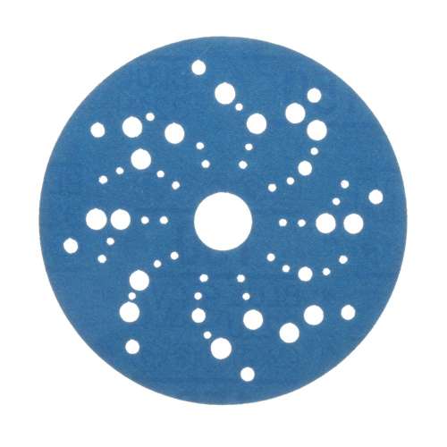 7100090977 Hookit™ Blue Abrasive Disc 321U Multi-hole, 36160, 5 in, 150, 50 discs per carton, 4 cartons per case