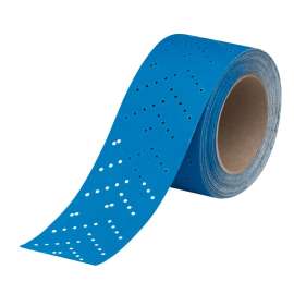 7100091071 Hookit™ Blue Abrasive Sheet Roll Multi-hole, 36192, 220, 2.75 in x 13 y, 4 cartons per case