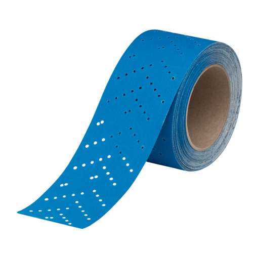 7100091071 Hookit™ Blue Abrasive Sheet Roll Multi-hole, 36192, 220, 2.75 in x 13 y, 4 cartons per case