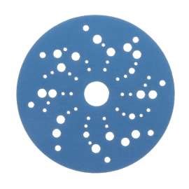 7100091241 Hookit™ Blue Abrasive Disc Multi-hole, 36168, 5 in, 600 grade, 50 discs per carton, 4 cartons per case