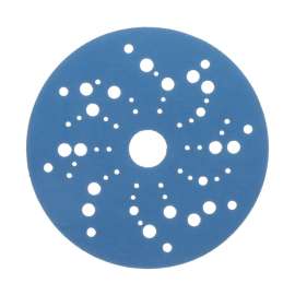 7100091242 Hookit™ Blue Abrasive Disc Multi-hole, 36169, 5 in, 800 grade, 50 discs per carton, 4 cartons per case